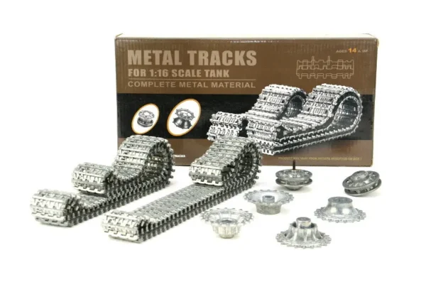 Aufrüstungssatz für Panzer: Metallkettenset für Heng Long German Tiger 3818