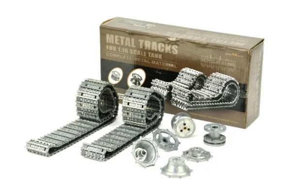 Aufrüstungssatz für Panzer: Metallkettenset für Heng Long Königstiger