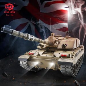 RC Panzer "Britischer Challenger 2" Heng Long 1:16 mit RS + Stahlgetriebe -2,4Ghz -V7.0 -PRO