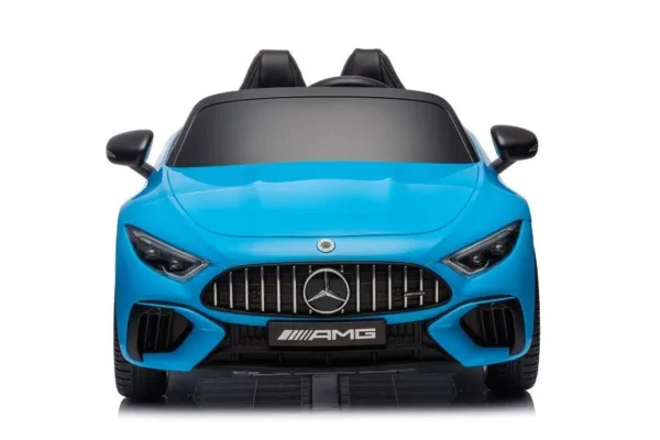 Kinderfahrzeug - Elektro Auto "Mercedes SL63 AMG" - Lizenziert - 24V Akku, 4 Motoren, 2,4Ghz Fernsteuerung, MP3+Ledersitz+EVA-Lackiert – Bild 2