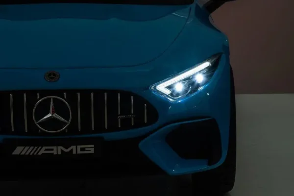 Kinderfahrzeug - Elektro Auto "Mercedes SL63 AMG" - Lizenziert - 24V Akku, 4 Motoren, 2,4Ghz Fernsteuerung, MP3+Ledersitz+EVA-Lackiert – Bild 6