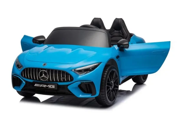 Kinderfahrzeug - Elektro Auto "Mercedes SL63 AMG" - Lizenziert - 24V Akku, 4 Motoren, 2,4Ghz Fernsteuerung, MP3+Ledersitz+EVA-Lackiert – Bild 7