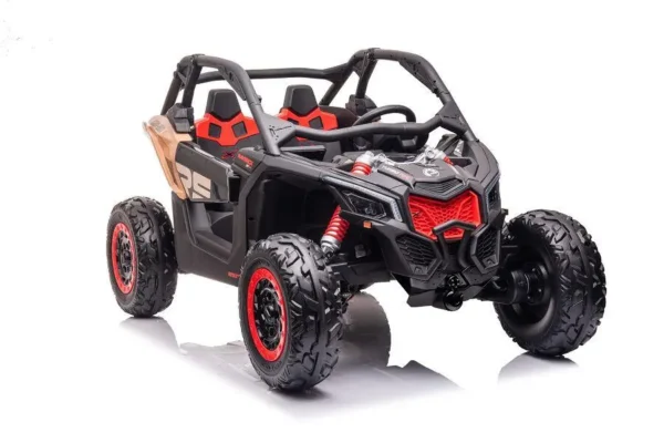 Kinderfahrzeug - Elektro Auto "Can Am RS" - 24V Akku,4x200W Motoren- 2,4Ghz, Allrad+2 Sitzer+Ledersitz+EVA