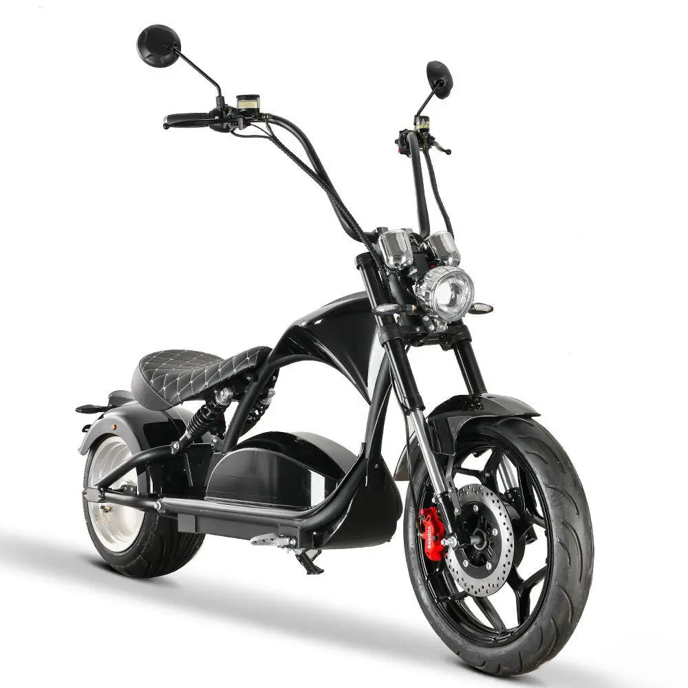 Elektro Scooter Coco Bike E-Chopper mit Straßenzulassung bis zu 48 km/h schnell - ca. 75 km Reichweite, 60V | 3000W | 30AH Akku -CP4 Max-2