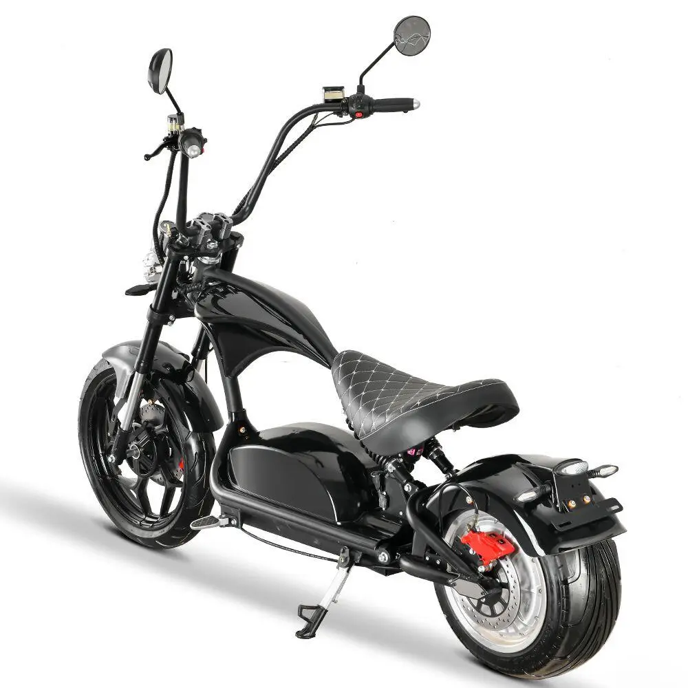 Elektro Scooter Coco Bike E-Chopper mit Straßenzulassung bis zu 48 km/h schnell - ca. 75 km Reichweite, 60V | 3000W | 30AH Akku -CP4 Max-2 – Bild 3
