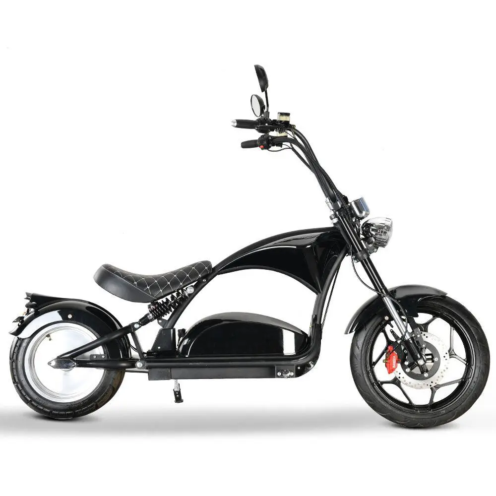 Elektro Scooter Coco Bike E-Chopper mit Straßenzulassung bis zu 48 km/h schnell - ca. 75 km Reichweite, 60V | 3000W | 30AH Akku -CP4 Max-2 – Bild 5
