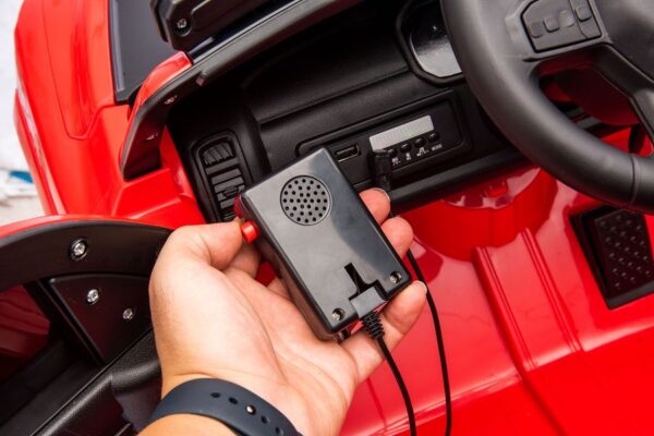 Kinderfahrzeug - Elektro Auto "Feuerwehr Dodge RAM" - 12V10AH Akku,4 Motoren- 2,4Ghz Fernsteuerung, MP3+Sirene – Bild 7