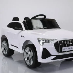 Kinderfahrzeug - Elektro Auto "Audi E-Tron Sportback" - lizenziert - 12V Akku - 2 Motoren- 2,4Ghz + MP3 + Leder