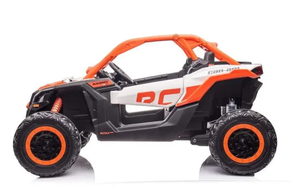 Kinderfahrzeug - Elektro Auto "Can Am" - 12V14A Akku,4x35W Motoren- 2,4Ghz, Allrad+2 Sitzer+Ledersitz+EVA – Bild 3