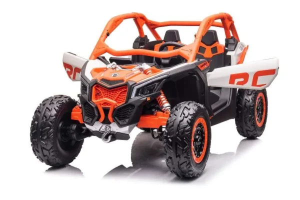 Kinderfahrzeug - Elektro Auto "Can Am" - 12V14A Akku,4x35W Motoren- 2,4Ghz, Allrad+2 Sitzer+Ledersitz+EVA – Bild 4