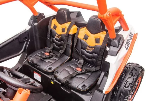 Kinderfahrzeug - Elektro Auto "Can Am" - 12V14A Akku,4x35W Motoren- 2,4Ghz, Allrad+2 Sitzer+Ledersitz+EVA – Bild 8