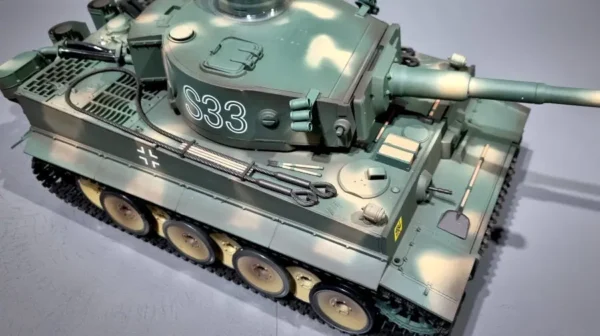 RC Panzer "German Tiger I S33" Heng Long - 1:16, Rauch&Sound+Stahlgetriebe und 2,4Ghz -V 7.0 – Bild 5