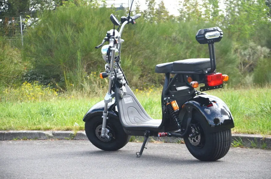 Coco Bike Fat E-Scooter mit Straßenzulassung bis zu 40 km/h schnell - 45km Reichweite, 60V | 1500W | 20AH Akku – Bild 4