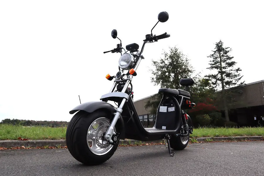 Coco Bike Fat E-Scooter mit Straßenzulassung bis zu 48 km/h schnell - mit Alu Felgen, 60V | 1500W | 20AH Akku -CP1.6 -Gelb