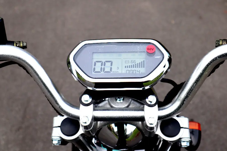 Coco Bike Fat E-Scooter mit Straßenzulassung bis zu 48 km/h schnell - mit Alu Felgen, 60V | 1500W | 20AH Akku -CP1.6 -Gelb – Bild 5