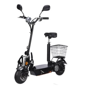 E-Scooter bis zu 35 km/h schnell - 25km Reichweite, 36V | 1000W | 12AH Akku, mit Straßenzulassung -BEEC