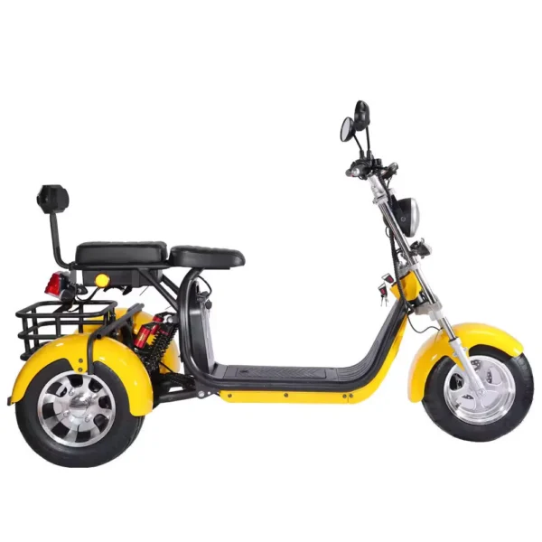Coco Bike E-Scooter mit Straßenzulassung und drei Räder Trike ca. 35km Reichweite, 60V | 2000W | 20AH Akku – Bild 20
