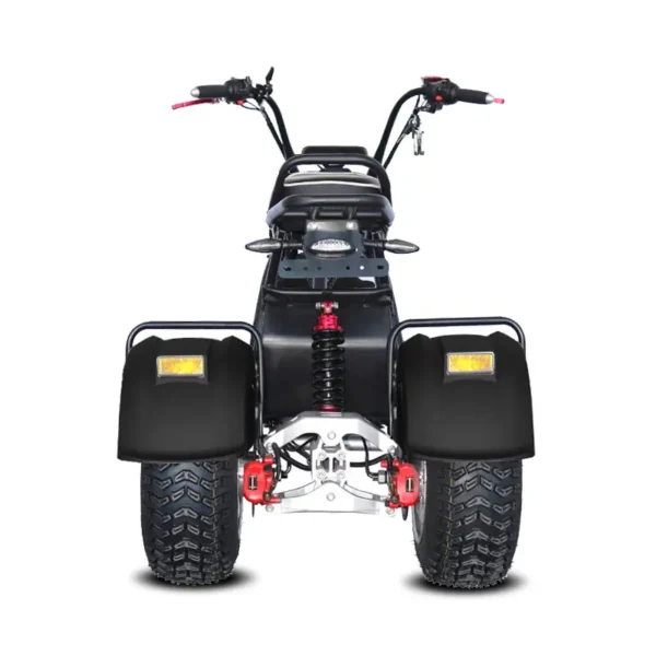 E-Scooter Trike mit Straßenzulassung und drei Räder Trike HM7 Off-Road - ca. 70km Reichweite, 2 Motoren | 60V | 4000W | 2 x 20AH Akkus – Bild 4