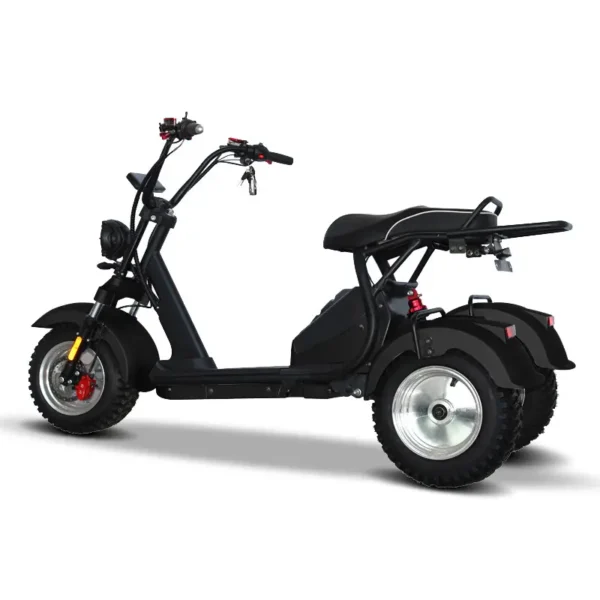 E-Scooter Trike mit Straßenzulassung und drei Räder Trike HM7 Off-Road - ca. 70km Reichweite, 2 Motoren | 60V | 4000W | 2 x 20AH Akkus – Bild 8