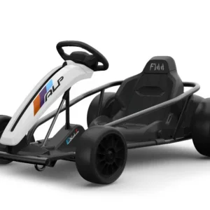 Kinder Elektroauto "e-Gokart" mit 24V und Driftfunktion + 2x 12V9AH Akku und 2 Motoren- Weiss