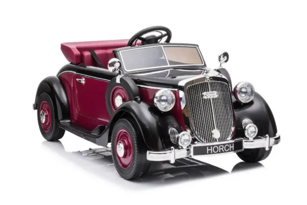 Elektro Kinderfahrzeug - Kinderauto "Audi Horch 930V" Oldtimer - lizenziert - 24V7AH, 2 Motoren- 2,4Ghz Fernsteuerung, MP3, Ledersitz+EVA- Lackiert