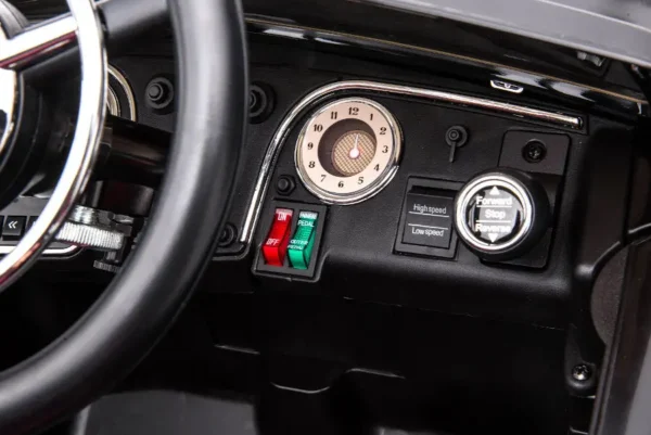 Elektro Kinderfahrzeug - Kinderauto "Audi Horch 930V" Oldtimer - lizenziert - 24V7AH, 2 Motoren- 2,4Ghz Fernsteuerung, MP3, Ledersitz+EVA- Lackiert – Bild 7
