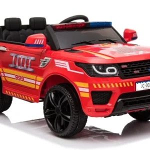 Kinderfahrzeug - Elektro Auto "Feuerwehr RR002" - 12V7AH Akku,2 Motoren- 2,4Ghz Fernsteuerung, MP3+Sirene