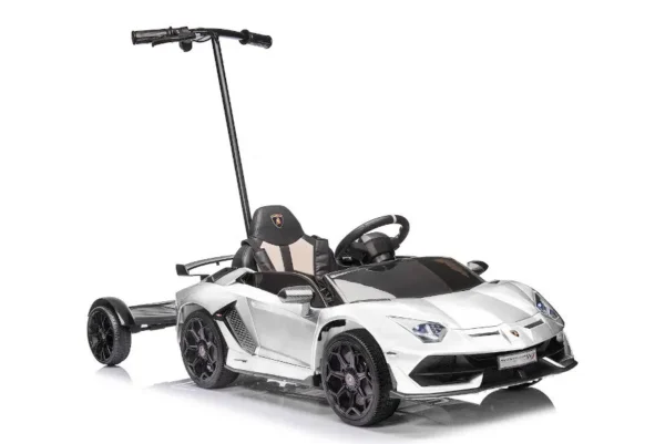 Kinderfahrzeug - Elektro Auto "Lamborghini Aventador SVJ" - lizenziert - 12V7AH, 2 Motoren- 2,4Ghz Fernsteuerung, MP3, Ledersitz+EVA -018B – Bild 4