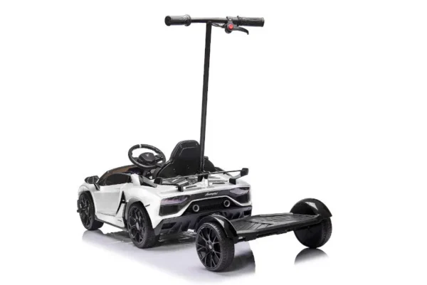 Kinderfahrzeug - Elektro Auto "Lamborghini Aventador SVJ" - lizenziert - 12V7AH, 2 Motoren- 2,4Ghz Fernsteuerung, MP3, Ledersitz+EVA -018B – Bild 6