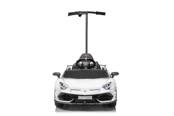 Kinderfahrzeug - Elektro Auto "Lamborghini Aventador SVJ" - lizenziert - 12V7AH, 2 Motoren- 2,4Ghz Fernsteuerung, MP3, Ledersitz+EVA -018B – Bild 7
