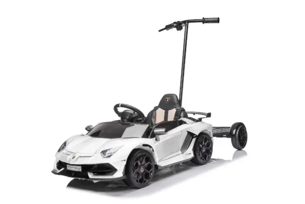 Kinderfahrzeug - Elektro Auto "Lamborghini Aventador SVJ" - lizenziert - 12V7AH, 2 Motoren- 2,4Ghz Fernsteuerung, MP3, Ledersitz+EVA -018B – Bild 10