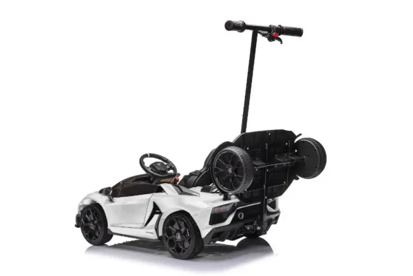 Kinderfahrzeug - Elektro Auto "Lamborghini Aventador SVJ" - lizenziert - 12V7AH, 2 Motoren- 2,4Ghz Fernsteuerung, MP3, Ledersitz+EVA -018B – Bild 11