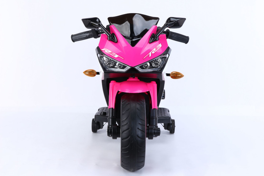 Elektro Kindermotorrad 888 - 12V 4,5A Akku - mit Stützräder, Musik und Lichter -Pink – Bild 2