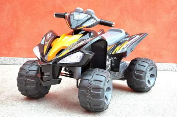 Kinderfahrzeug - Elektro Kinderquad Schwarz, 2x12V Motoren - 12V7Ah Akku – Bild 15