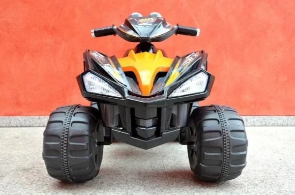 Kinderfahrzeug - Elektro Kinderquad Schwarz, 2x12V Motoren - 12V7Ah Akku – Bild 3