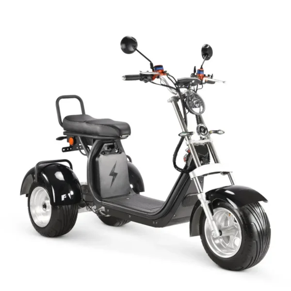 Coco Bike E-Scooter mit Straßenzulassung und drei Räder Trike CP7 - ca. 45km Reichweite, 2 Motoren | 60V | 2000W | 20AH Akku – Bild 4