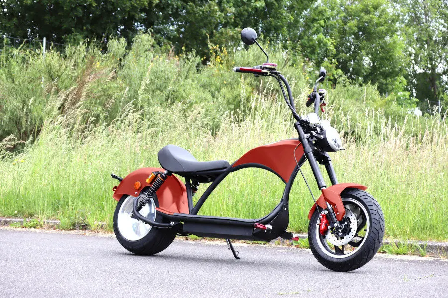 Elektro Scooter Coco Bike E-Chopper mit Straßenzulassung bis zu 48 km/h schnell - ca. 50 km Reichweite, 60V | 2000W | 20AH Akku -CP4 Plus – Bild 3