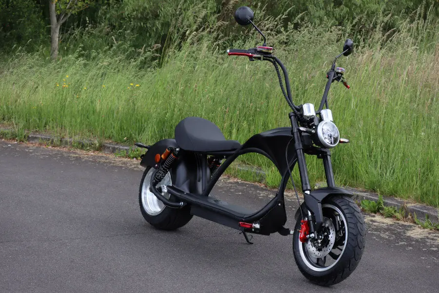 Elektro Scooter Coco Bike E-Chopper mit Straßenzulassung bis zu 48 km/h schnell - ca. 50 km Reichweite, 60V | 2000W | 20AH Akku -CP4 Plus – Bild 4