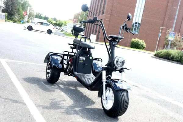 E-Scooter mit Straßenzulassung - drei Räder Trike 35km/120km Reichweite, 60V | 2000W | 20AH/40AH/50AH Akku CP3.1 – Bild 7