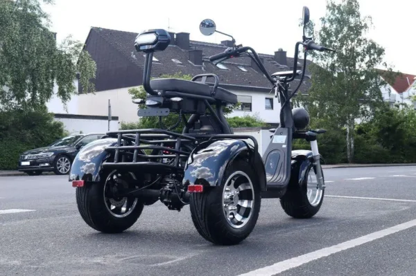 E-Scooter mit Straßenzulassung - drei Räder Trike 35km/120km Reichweite, 60V | 2000W | 20AH/40AH/50AH Akku CP3.1 #1 – Bild 10