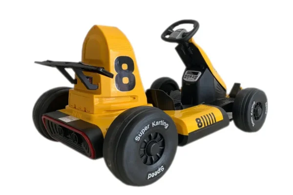 Kinder Elektroauto "e-Gokart F1" mit 12V - 2 Motoren + MP3 mit Fernbedienung – Bild 2