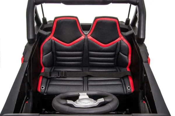 Kinderfahrzeug - Elektro Auto "Buggy 999" - 12V10AH Akku,4 Motoren- 2,4Ghz, Allrad+2 Sitzer+Ledersitz+EVA – Bild 7