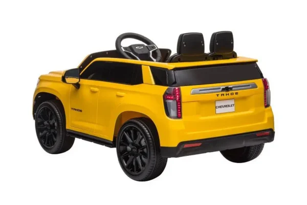 Elektro Kinderauto "Chevrolet Tahoe" - lizenziert - 12V7AH Akku und 2 Motoren- 2,4Ghz + MP3 + Leder + EVA – Bild 3