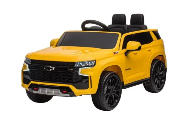 Elektro Kinderauto "Chevrolet Tahoe" - lizenziert - 12V7AH Akku und 2 Motoren- 2,4Ghz + MP3 + Leder + EVA – Bild 8
