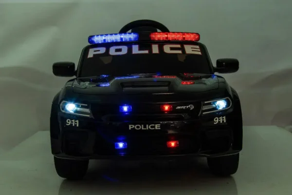 Kinderfahrzeug - Elektro Auto "Dodge Polizei" lizenziert - 12V Akku,2 Motoren- 2,4Ghz + Ledersitz, MP3 – Bild 3