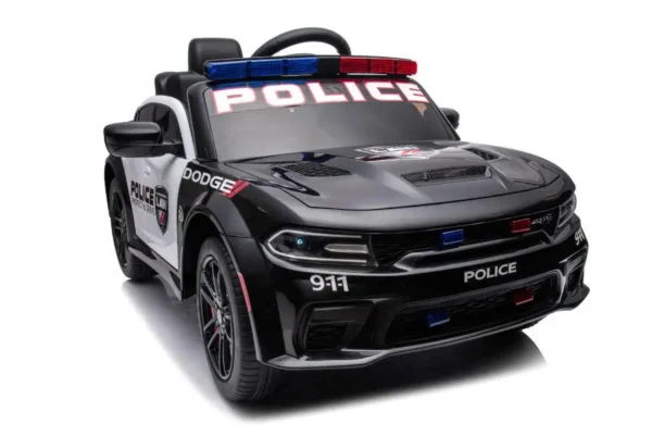 Kinderfahrzeug - Elektro Auto "Dodge Polizei" lizenziert - 12V Akku,2 Motoren- 2,4Ghz + Ledersitz, MP3 – Bild 5