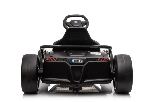Kinder Elektroauto "e-Gokart" mit 24V und Driftfunktion + 2x 12V9AH Akku und 2 Motoren -Blau – Bild 5