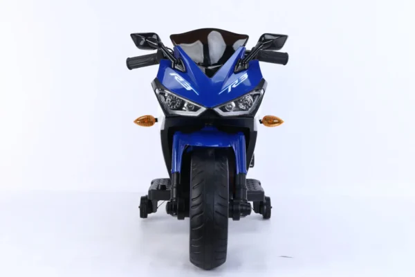 Elektro Kindermotorrad 888 - 12V 4,5A Akku - mit Stützräder, Musik und Lichter -Blau – Bild 4