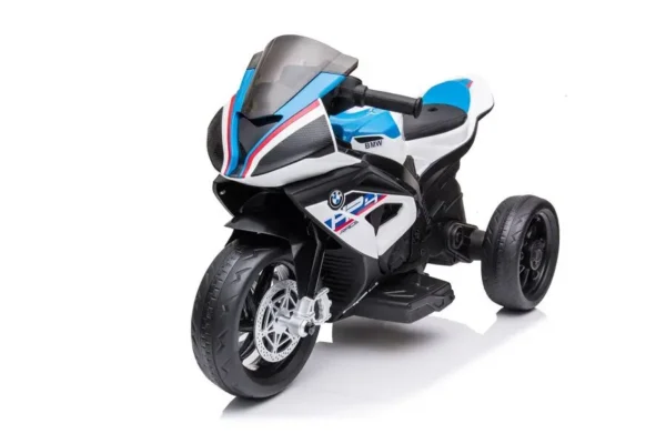 Kinderfahrzeug - Elektro Kindermotorrad - Dreirad - Lizenziert von BMW - Modell HP4 – Bild 5