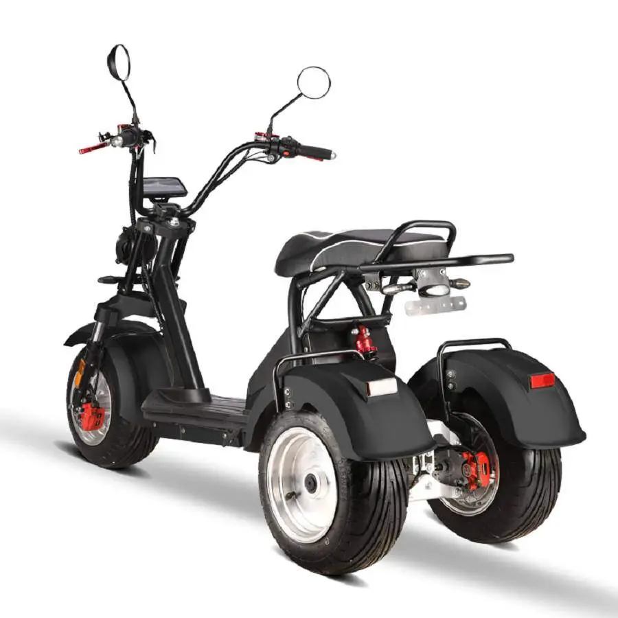 E-Scooter Trike mit Straßenzulassung und drei Räder Trike HM7 - ca. 70km Reichweite, 2 Motoren | 60V | 4000W | 2 x 20AH Akkus – Bild 7
